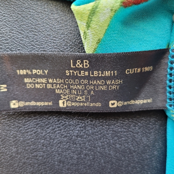 Lucky and Blessed Cactus Print Kimono, VGUC, Size M - Picture 6 of 7